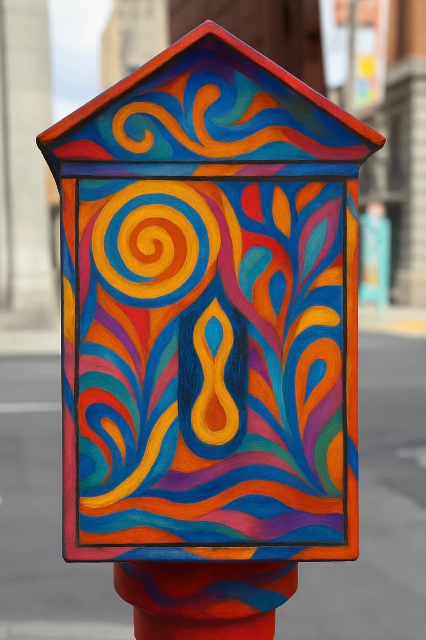 Artistic Call Box Transformation